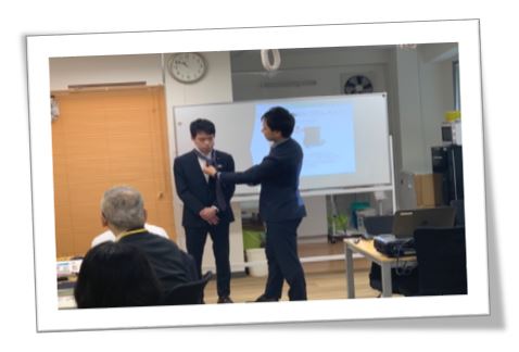 【錦糸町】スーツの着こなしセミナーの様子