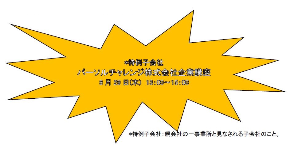 【三鷹】特例子会社パーソルチャレンジ株式会社企業講座
