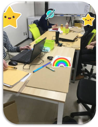 【新越谷第2】段ボールアート1