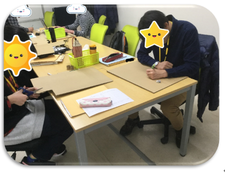 【新越谷第2】段ボールアート2