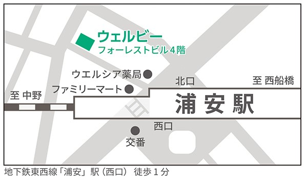 浦安駅前センター地図