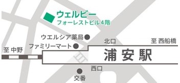 浦安駅前センター地図