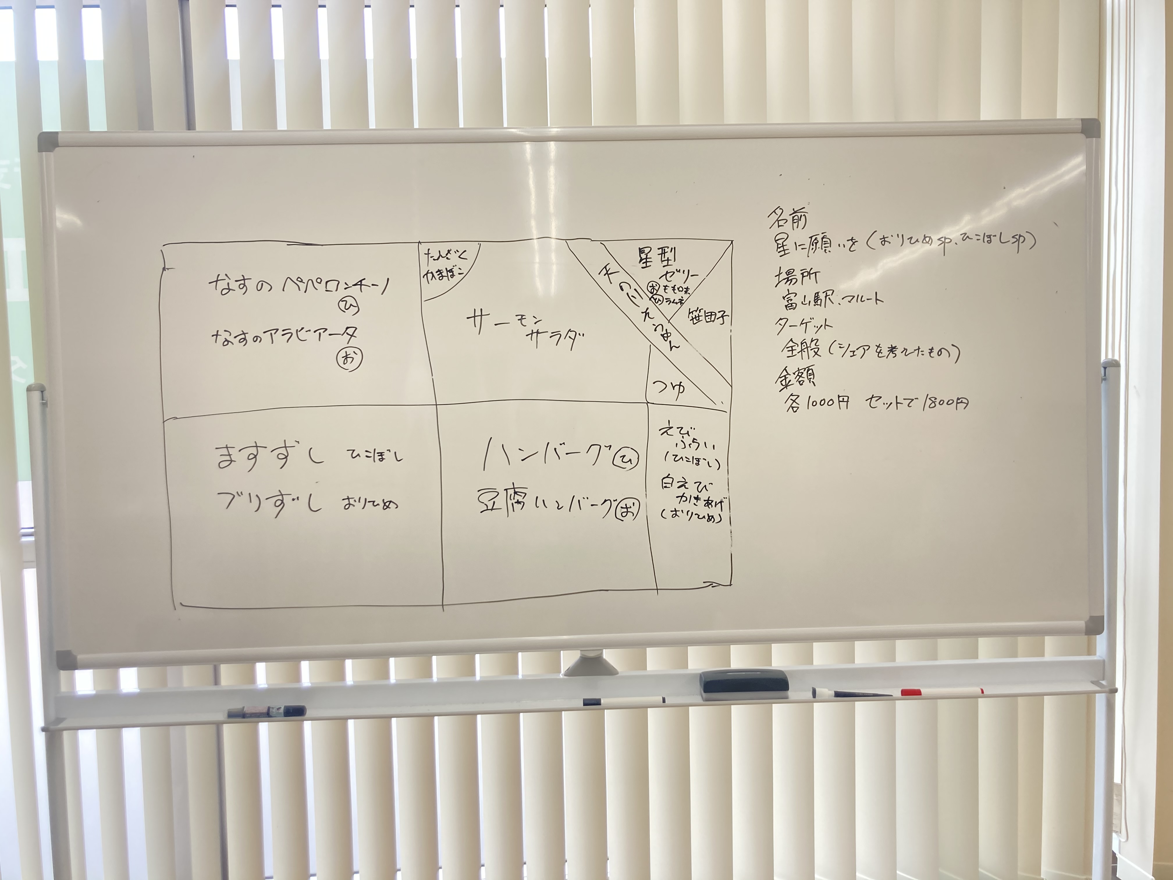 ウェルビー富山センター七夕弁当