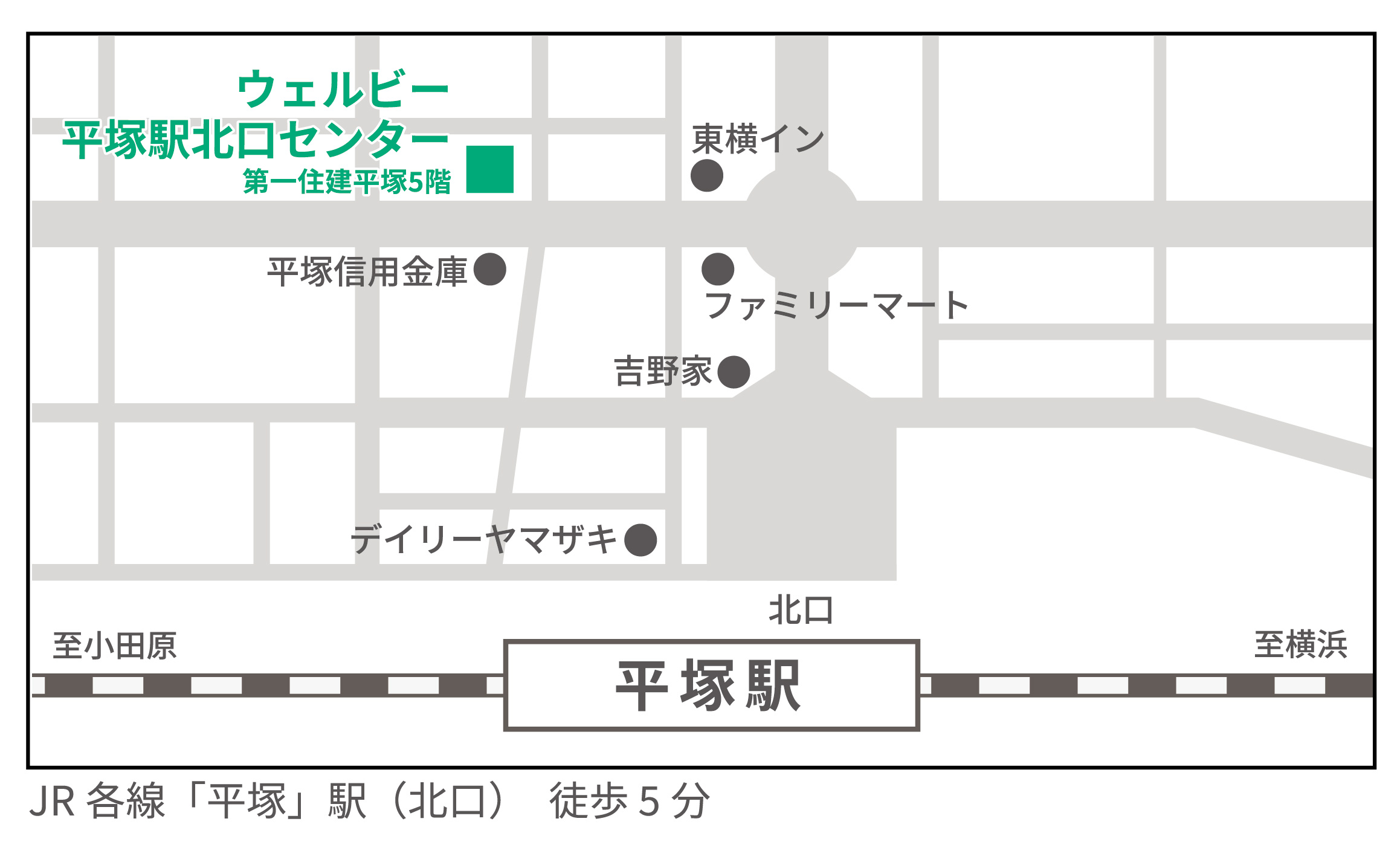 ウェルビー平塚駅北口_地図