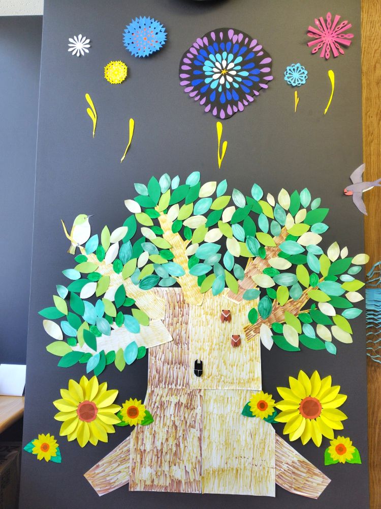 ウェルビーチャレンジ岡山駅東口センター_チャレンジの木の画像