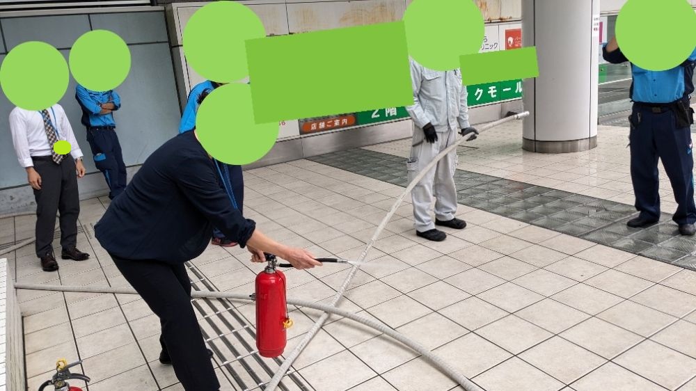 ウェルビーリワーク静岡駅前センター消防訓練②