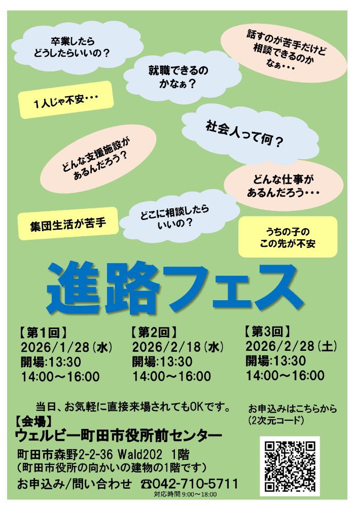 ウェルビー町田市役所前センター進路フェス画像①